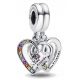  Md Charms Heart True Friends Puzel S925