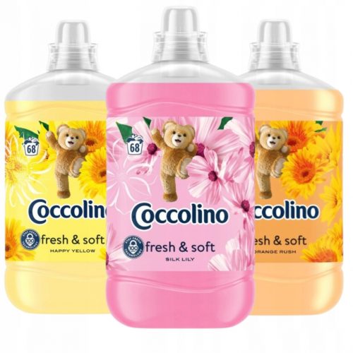  Coccolino omekšivač rublja Fresh & Soft Mix Set 3x1,7L 204 pranja