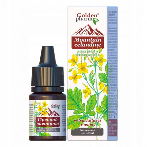  MOUNTAIN Celandine SINGLE HERB EXTRACT WARROT CALLS 20 ml