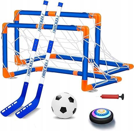 HOVER Football HOCKEY set za igru za DJECU + palice za golove disk