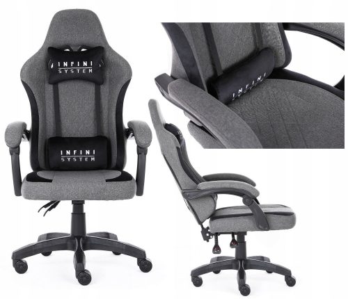  GAMING STOLICA, tkanina, INFINI SYSTEM gamer stolica, podešavanje naslona