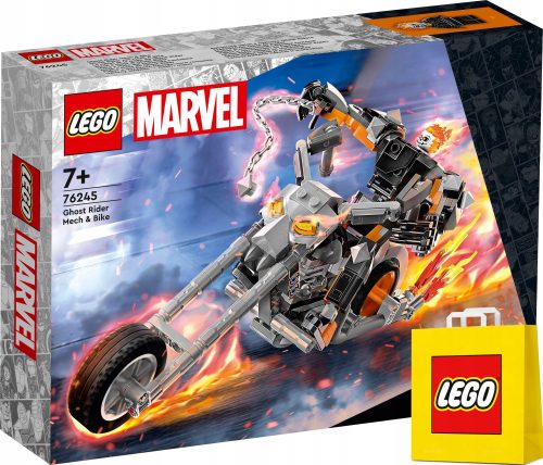  LEGO Super Heroes 76245 Scary Rider - mech and motor + VP LEGO papirnata vrećica srednje veličine 41cmx34cmx11cm POKLON VREĆICA