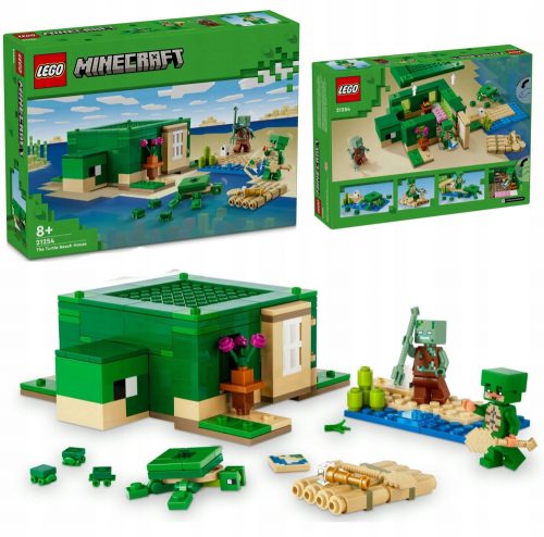  LEGO MINECRAFT 21254 KUĆA NA PLAŽI KORNJAČA