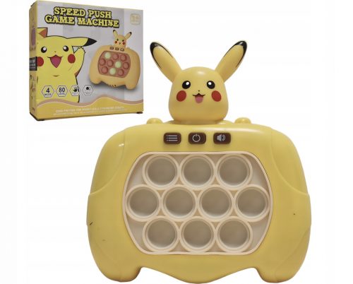  POP IT POPIT PIKACHU BUBBLES IGRA ELEKTRIČNA ANTI-STRES ARKADA HIT