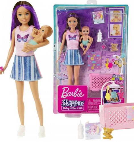  Barbie lutka s dječjom kapom + pribor HJY33