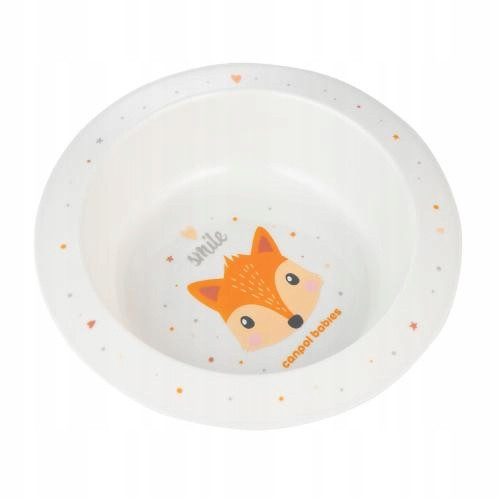  Canpol Plastična posuda za djecu Bowl 270 ml CUTE ANIMALS Fox