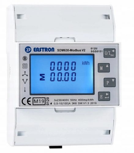  Trofazni EASTRON SDM630M Modbus V2 100A MID brojač