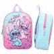  Vrtićki ruksak s više odjeljaka Lilo and Stitch Vadobag za dječake, djevojčice, unisex Shades of blue, Shades of pink, Multicolor