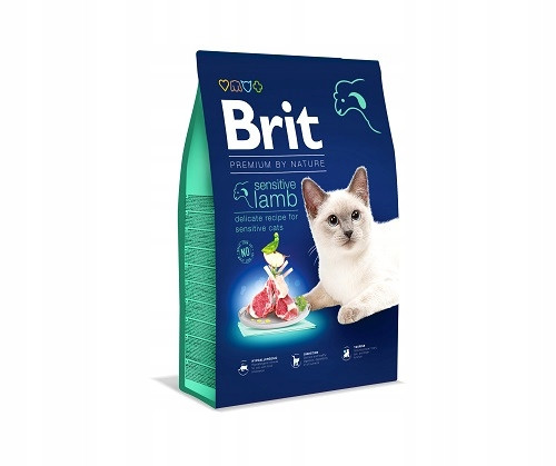  BRIT Dry Premium Sensitive hrana s janjetinom 8kg