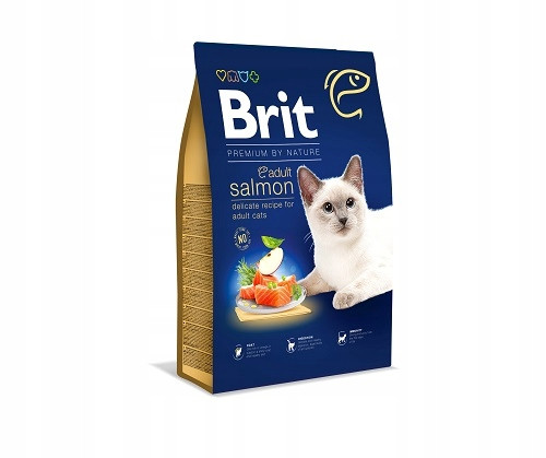  BRIT Dry Premium Adult hrana sa lososom 8kg