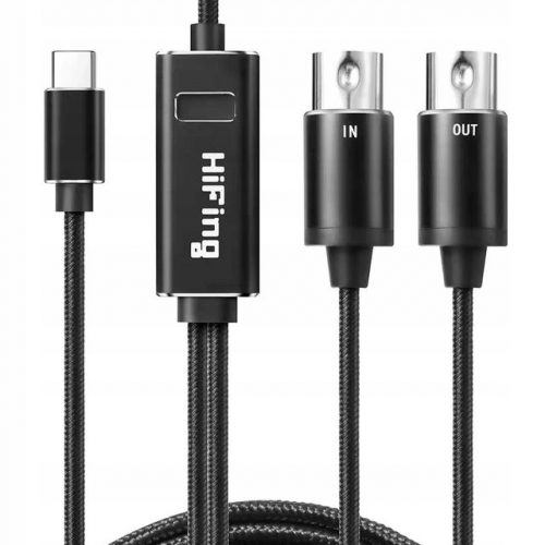  Adapter sučelja USB-C u MIDI pretvarač za orgulje s klavijaturom