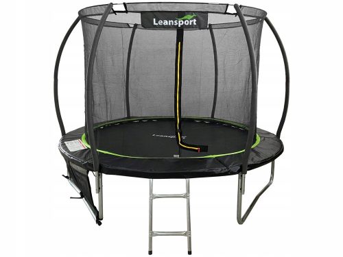 LEAN Sport Max trampolin od 8 stopa crni i zeleni