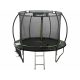 LEAN Sport Max trampolin od 8 stopa crni i zeleni