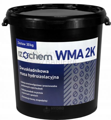  IZOCHEM WMA 2K 30 KG VODONEPROPUSNA IZOLACIJA TEMELJA TEŽINA KMB