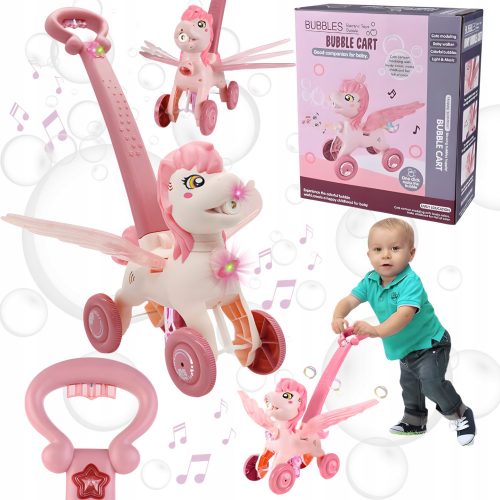 PONY PUSHER 2u1 BUBBLE MACHINE WALKER LIGHT