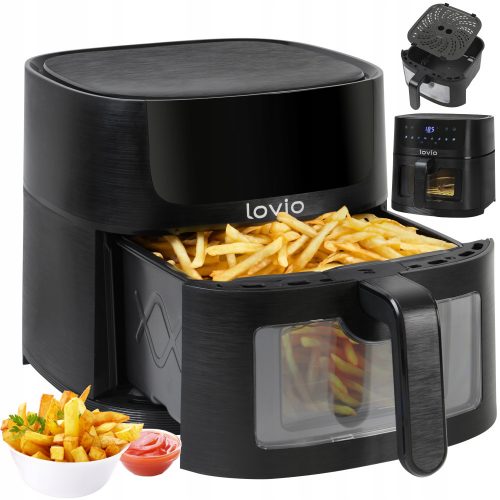  Lovio friteza bez masnoće Air friteza LVAF002BK 1900 W 6 l