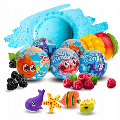  Ocean Friends Pirate Octopus set šumećih bombica za kupanje 5x140 g