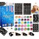  Glitter Tattoo Kit, predlošci, svjetlucave tetovaže, veliki DIY