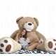  BIG TEDDY BEAR Mascot Igračka Big Teddy Bear 200 Svijetlo smeđa #Za poklon