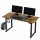  Pravokutni stol Ultradesk 160 x 75 x 116 cm crni