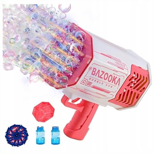 BUBBLE GUN BUBBLE MACHINE AUTOMATIC + TEKUĆI 130ML MJEHURIĆI SAPUNA