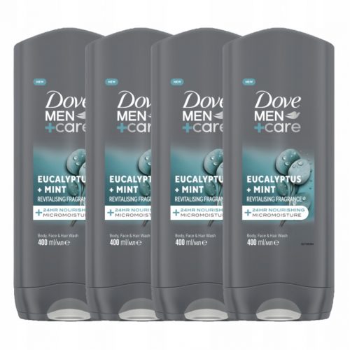  Dove Men+Care Eucalyptus+Mint Gel za tuširanje 3 u 1 400 ml