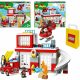  LEGO Duplo 10970 Vatrogasna postaja i helikopter + VP papirna vrećica LEGO 6315792 Srednja