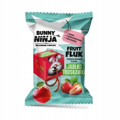 Bunny Ninja voćni snack jabuka s jagodom 15 g