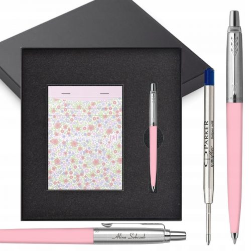  Parker plava kemijska olovka na uvlačenje + Notes A6 Oxford Multicolor