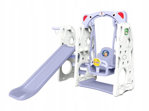 Dječje igralište Swing + Slide 3u1 Blue Teddy Bear CHD-101W