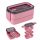  LUNCHBOX LUNCH BOX UMETCI 2 PREDJELJKA SA PRIBOROM ZA JELO 1400ml PINK KITE