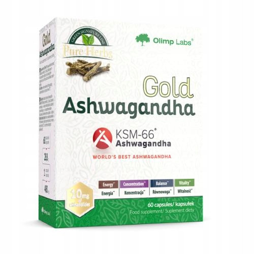  OLIMP GOLD ASHWAGANDHA 60 kapsula EKSTRAKT OD STRESA INDIJSKOG GINSENG-a