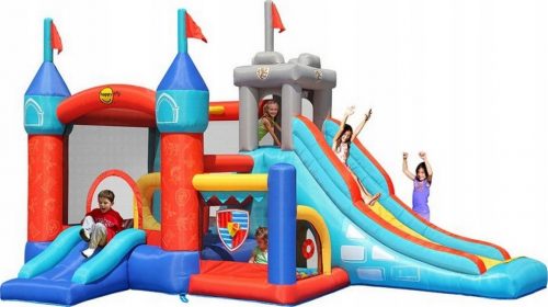 BAZEN BOBBLE CASTLE 13u1 2 TOBOGANA TRAMPOLIN