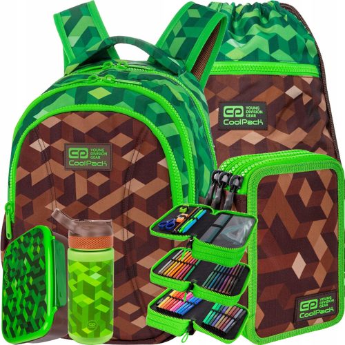  Školski ruksak s više odjeljaka CoolPack C48199 City Jungle star 21 god