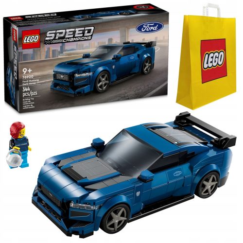  LEGO Speed Champions 76920 Ford Mustang Dark Horse + LEGO 6315792 VP PAPIRNATA VREĆICA SREDNJA M 34X41X10 TE