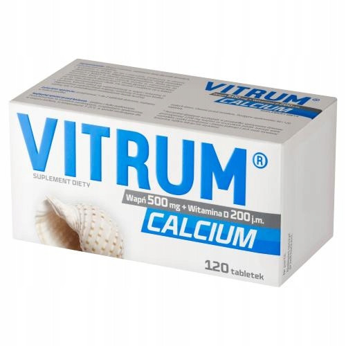  Vitrum Calcium Kalcij 500 mg + Vitamin D 200 IU, 120 tableta