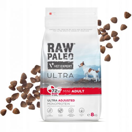  RAW PALEO ULTRA BEEF ADULT MINI s govedinom za male odrasle pse 8kg