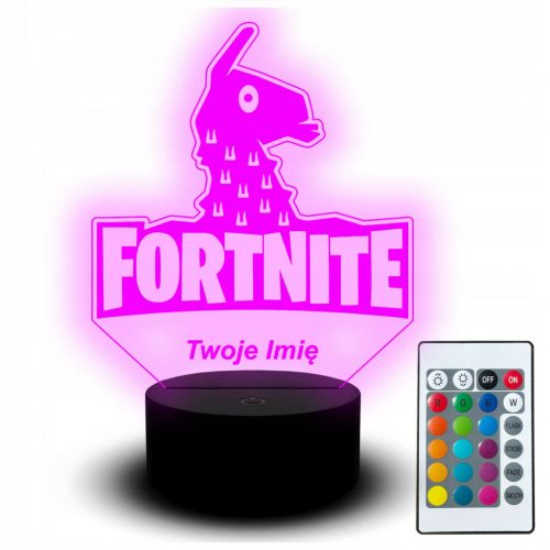  LED noćno svjetlo kipić 3D naprava za graviranje za Fortnite figurice igrača