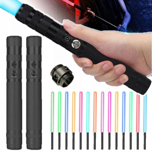  2KOM LIGHTSABER GLOWING WARRIOR LED SVJETLO SA ZVUKOM STAR WARS 14RGB