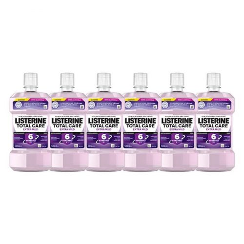  Listerine Total Care Extra Mild vodica za ispiranje usta blagog okusa 6 kom.