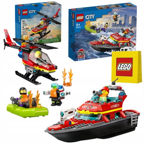  LEGO City 60373 Vatrogasni čamac + 2 druga proizvoda