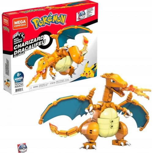  MEGA BLOKS BLOKOVI POKEMON CHARIZARD FIRE BATTLE POKRETNA FIGURICA 222 EL.