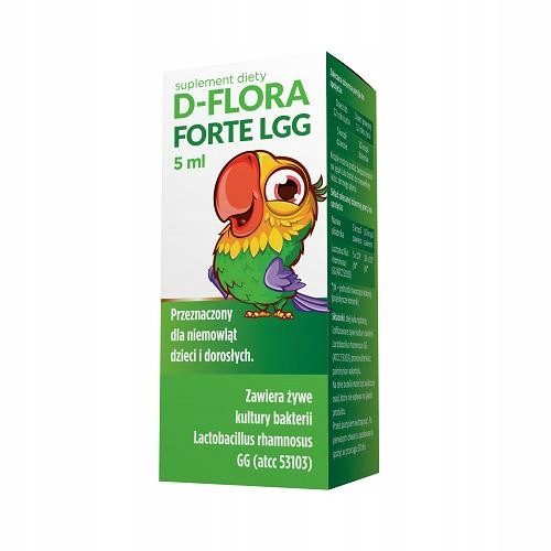  D-FLORA FORTE LGG probiotik za imunitet djece KAPI 5 ml