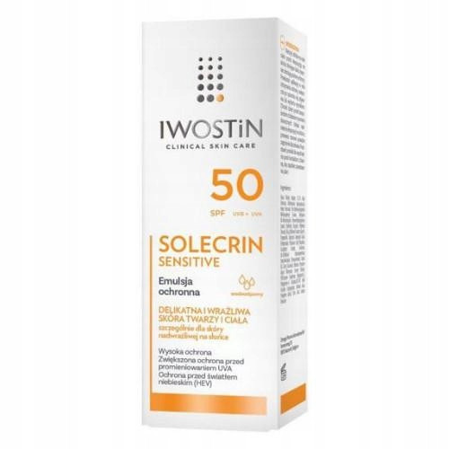  Iwostin Solecrin Sensitive 50 SPF krema za sunčanje za cijelo tijelo 100 ml