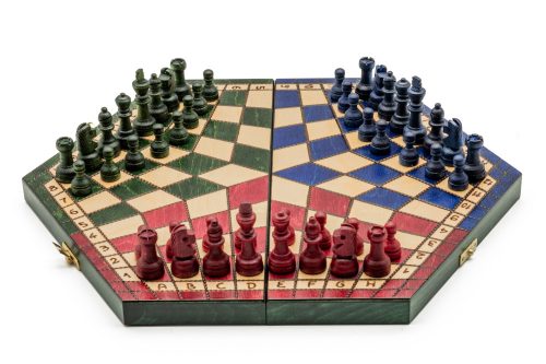  Šah za tri igrača, mali trobojni/šah za tri Żurek Chess