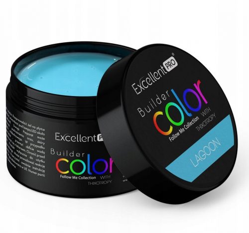  EXCELLENT PRO BUILDER GEL COLOR GEL ZA IZGRADNJU TIRKIZNA LAGOON 30 g