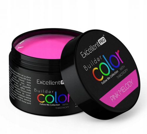  EXCELLENT PRO BUILDER GEL COLOR GEL ZA IZGRADNJU PINK MELODY 15 g