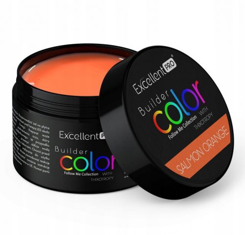  EXCELLENT PRO BUILDER GEL COLOR BUILDING GEL SALMON ORANGE 30 g