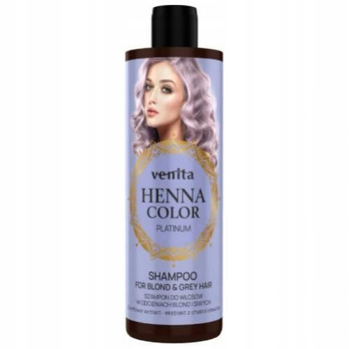  VENITA HENNA COLOR ŠAMPON ZA KOSU 300ML PLATINUM BLONDE, SIVA