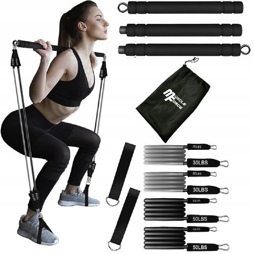  FITNESS PILATES BAR + 4 MuscleForge TRAKE ZA OTPOR